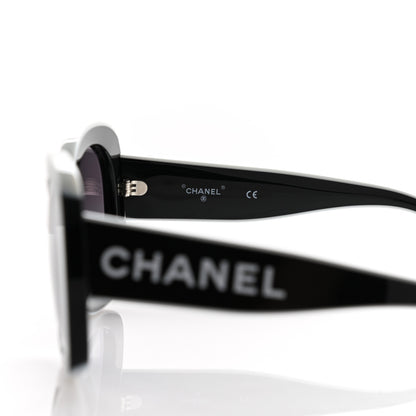 Chanel Acetate Sunglasses 71414A Black 7 of 8