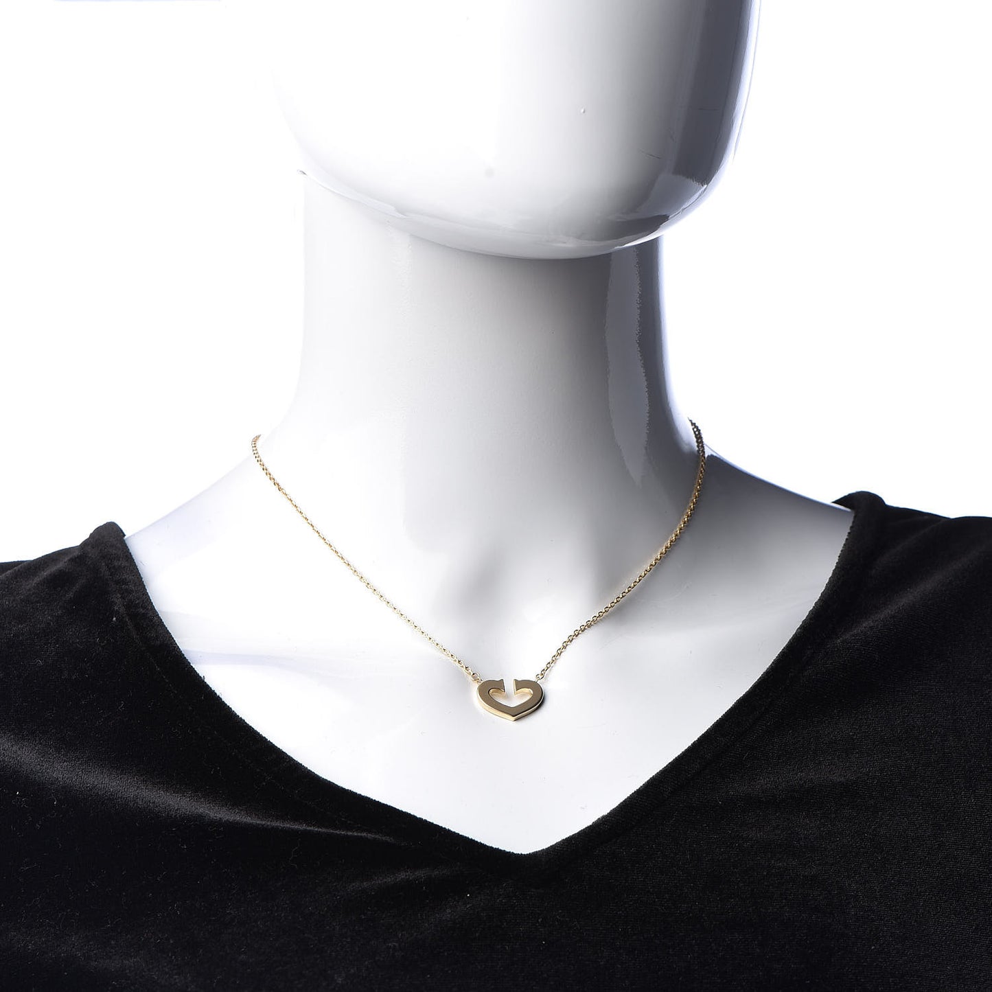 18K Pink Gold Medium Hearts and Symbols Necklace