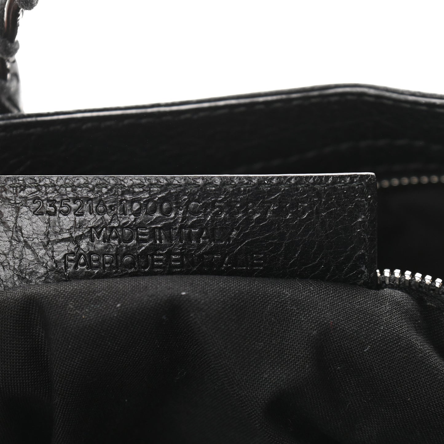 Agneau Classic Silver Hardware Velo Black