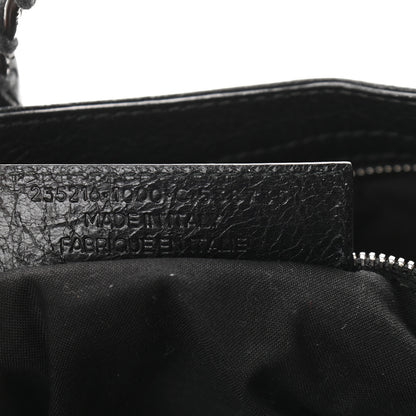 Balenciaga Agneau Classic Silver Hardware Velo Black 7 of 9