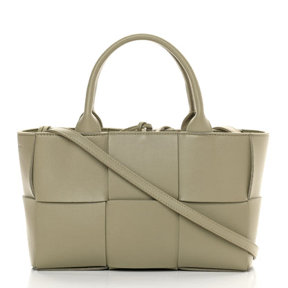 Bottega Veneta Nappa Maxi Intreccio Mini Arco Tote Taupe 3 of 11