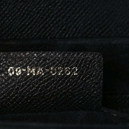 Christian Dior Grained Calfskin Saddle Bag With Strap Black 6 of 10