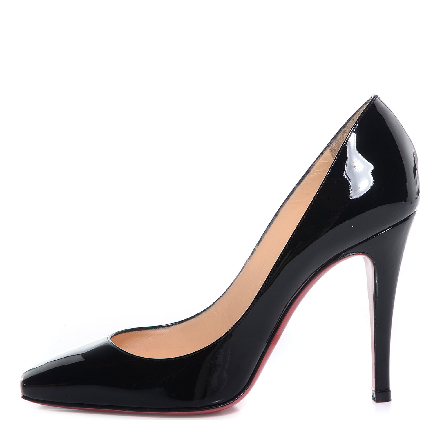 Christian Louboutin Patent Particule 100 Pumps 37 Black 1 of 7