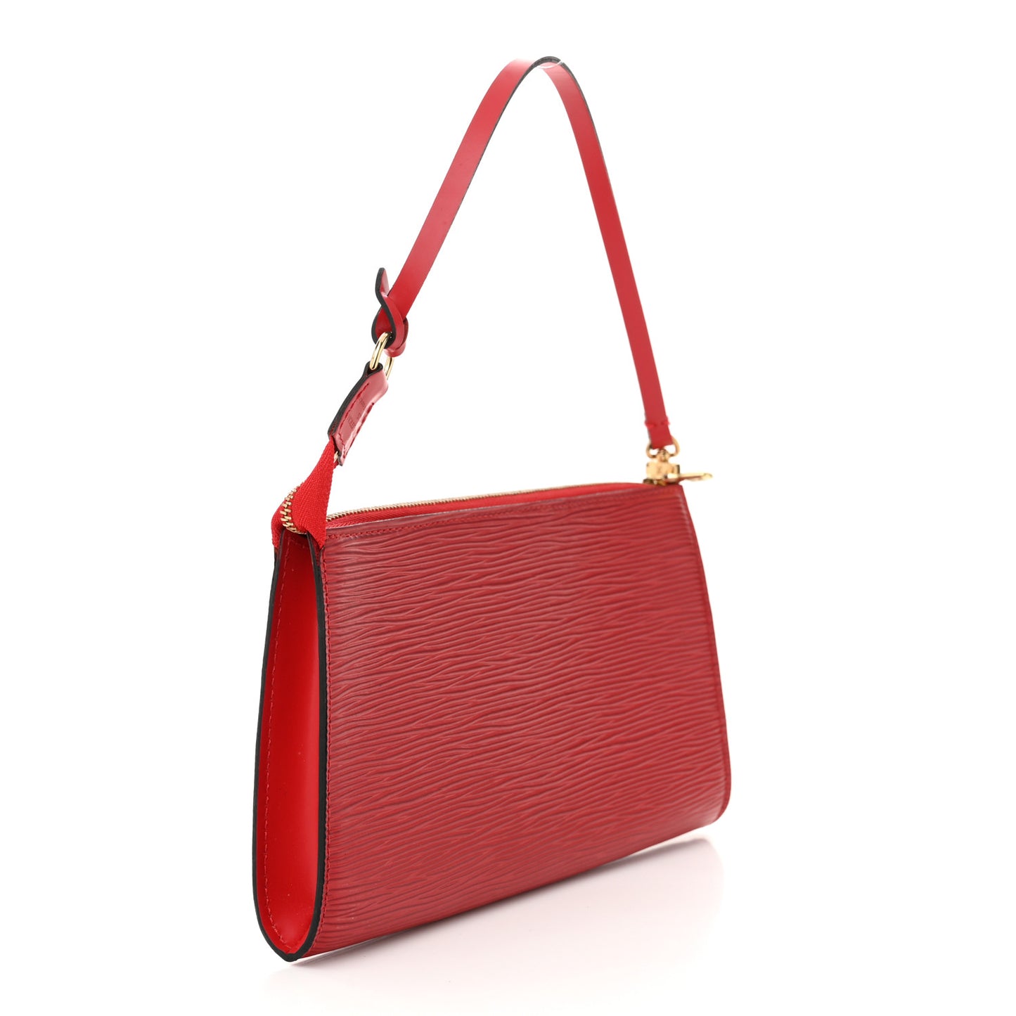 Epi Pochette Accessories 24 Castillan Red