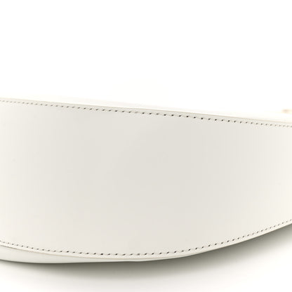 Prada Spazzolato Maxi Cleo Adjustable Strap Shoulder Bag White 9 of 12