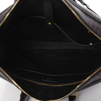Saint Laurent Toile Classic Monogram Flat Briefcase Black 5 of 7