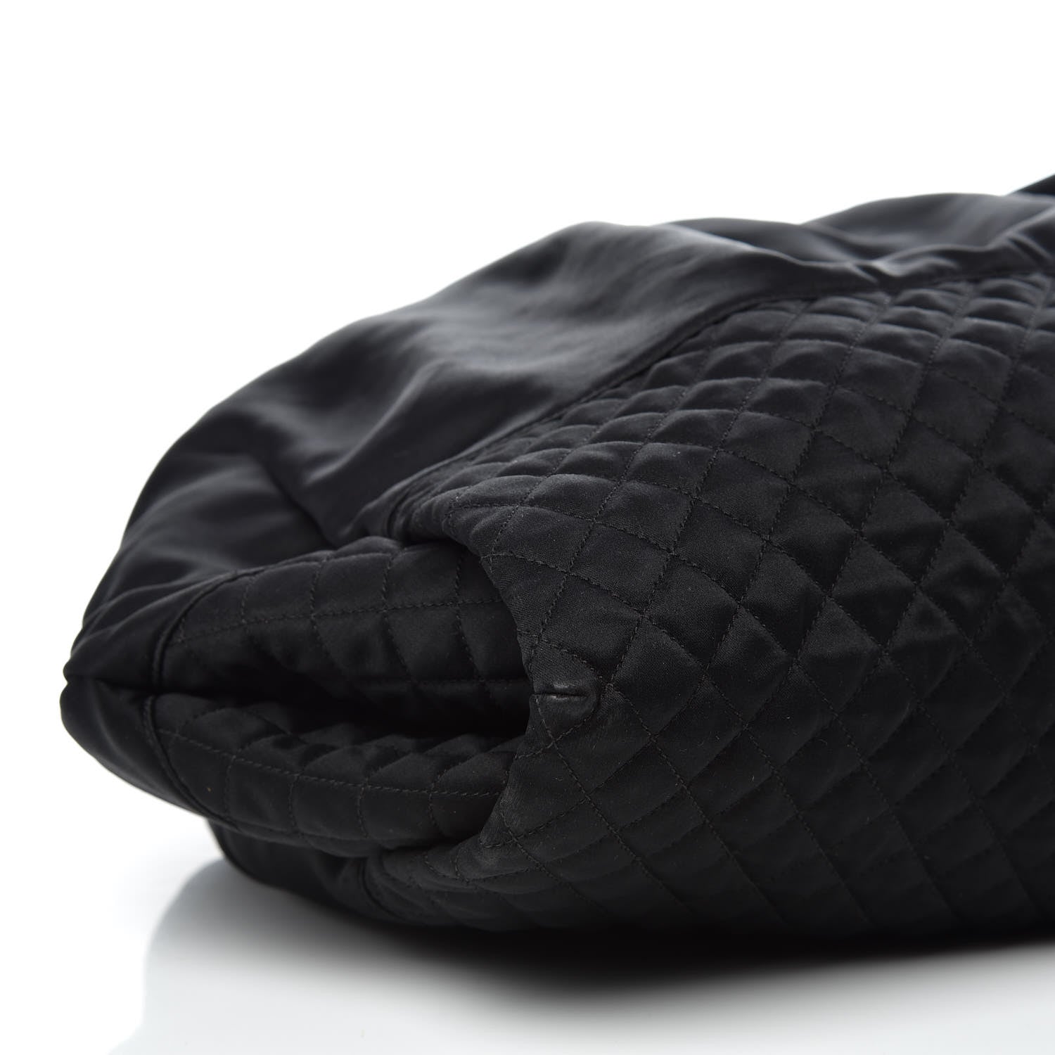 Chanel Satin Melrose Hobo Black 5 of 9