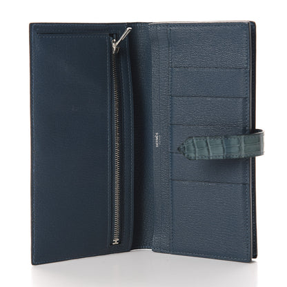 Hermes Matte Alligator Bearn Wallet Colvert 5 of 9