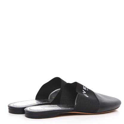 Givenchy Calfskin Bedford Logo Mule Slides 36.5 Black 4 of 8