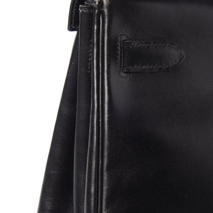 Hermes Box Kelly Retourne 32 Black 39 of 45