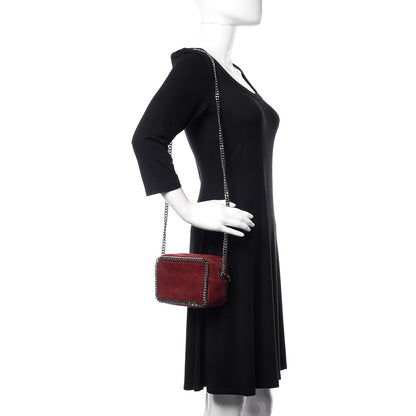 Stella McCartney Shaggy Deer Falabella Crossbody Camera Bag Ruby 2 of 9