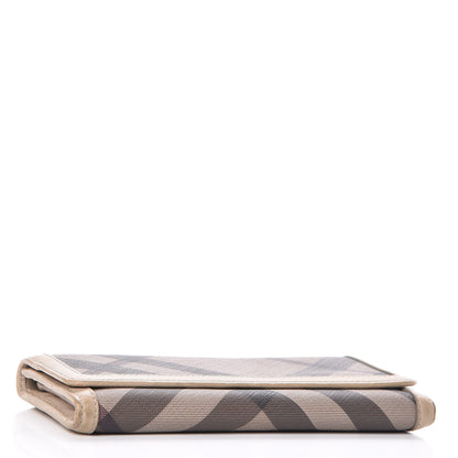 Burberry Smoked Check Continental Wallet Trench 4 of 12