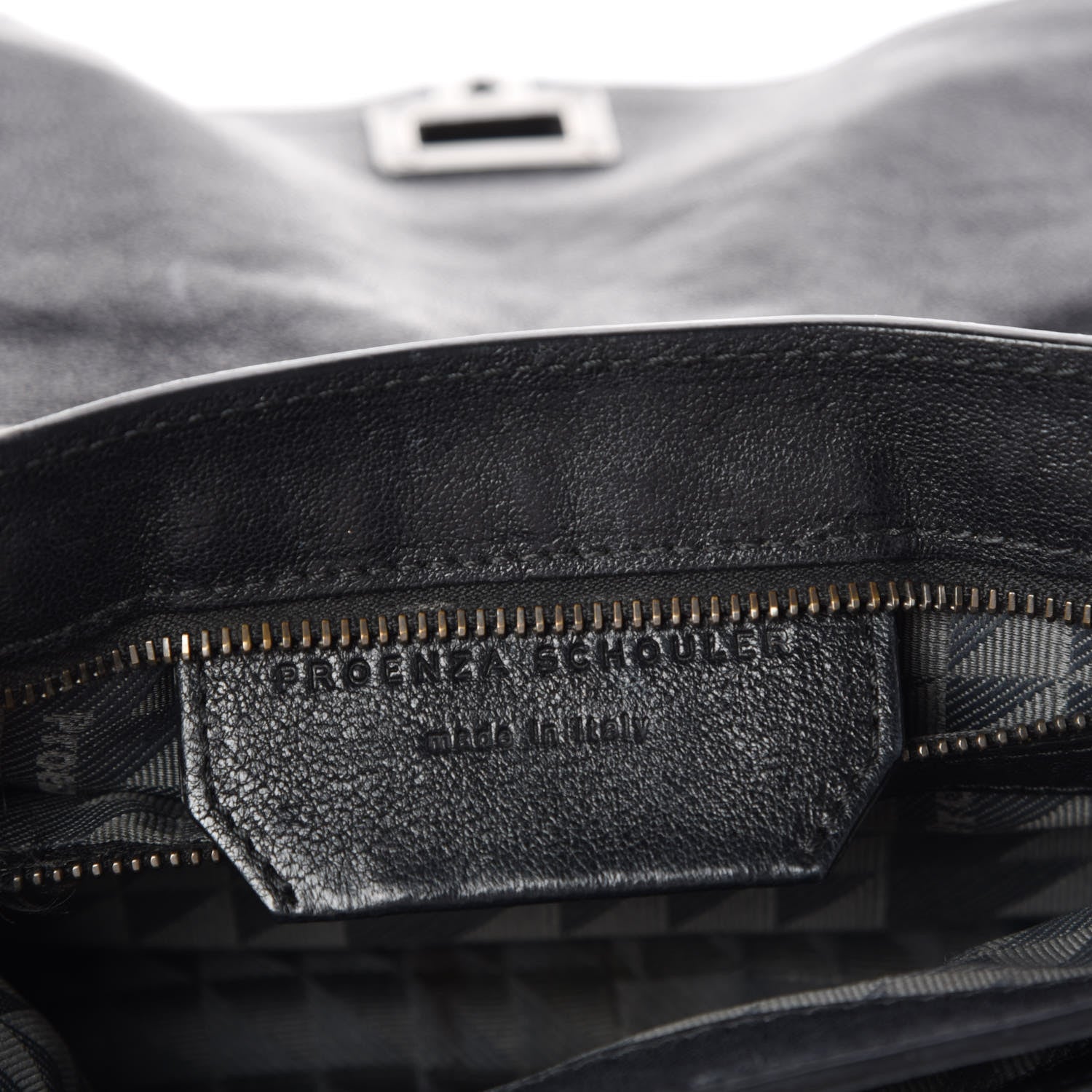 Proenza Schouler Lambskin Tiny PS1 Satchel Black 6 of 10