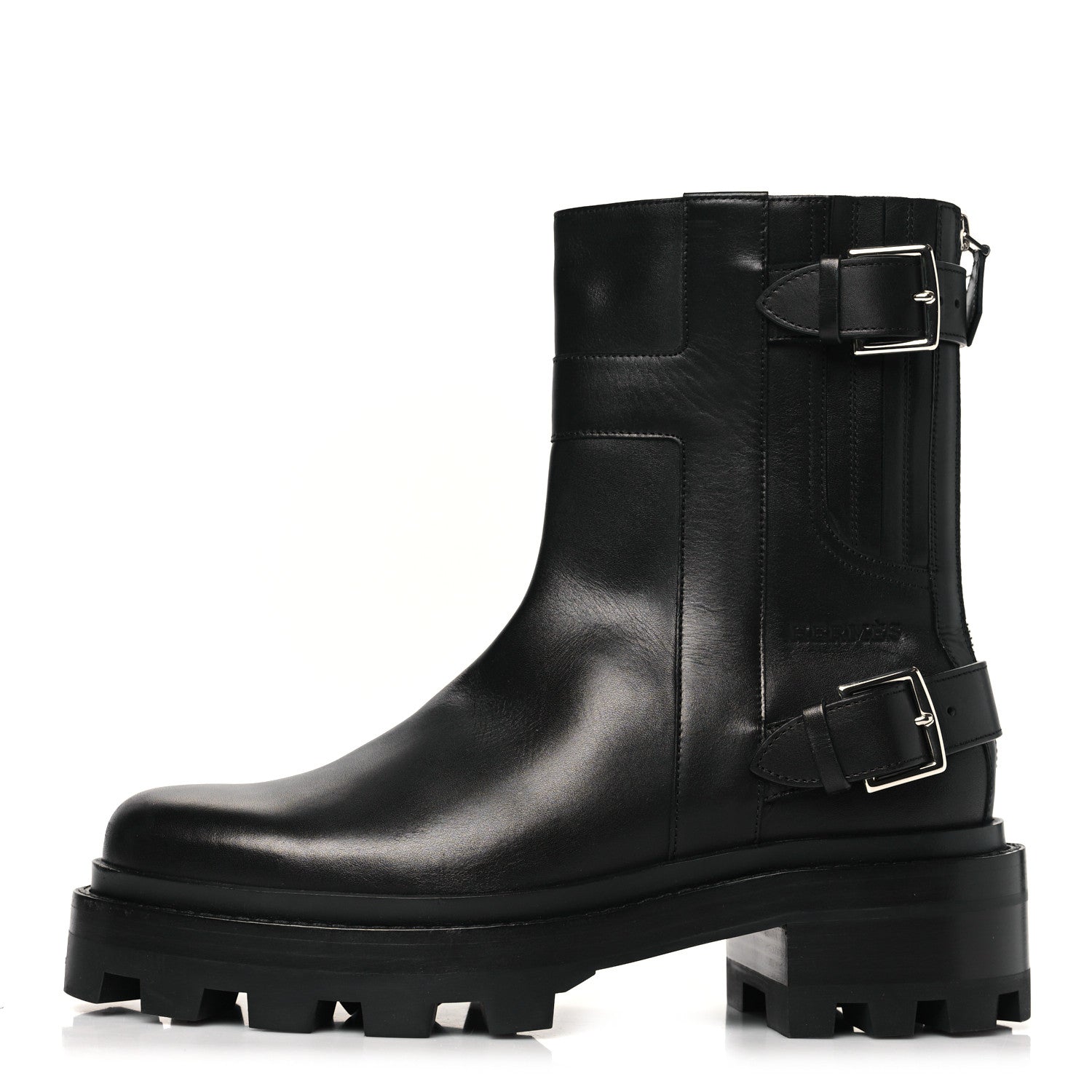 Hermes Calfskin Jaime Ankle Boots 41 Black 1 of 9