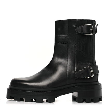 Hermes Calfskin Jaime Ankle Boots 41 Black 1 of 9
