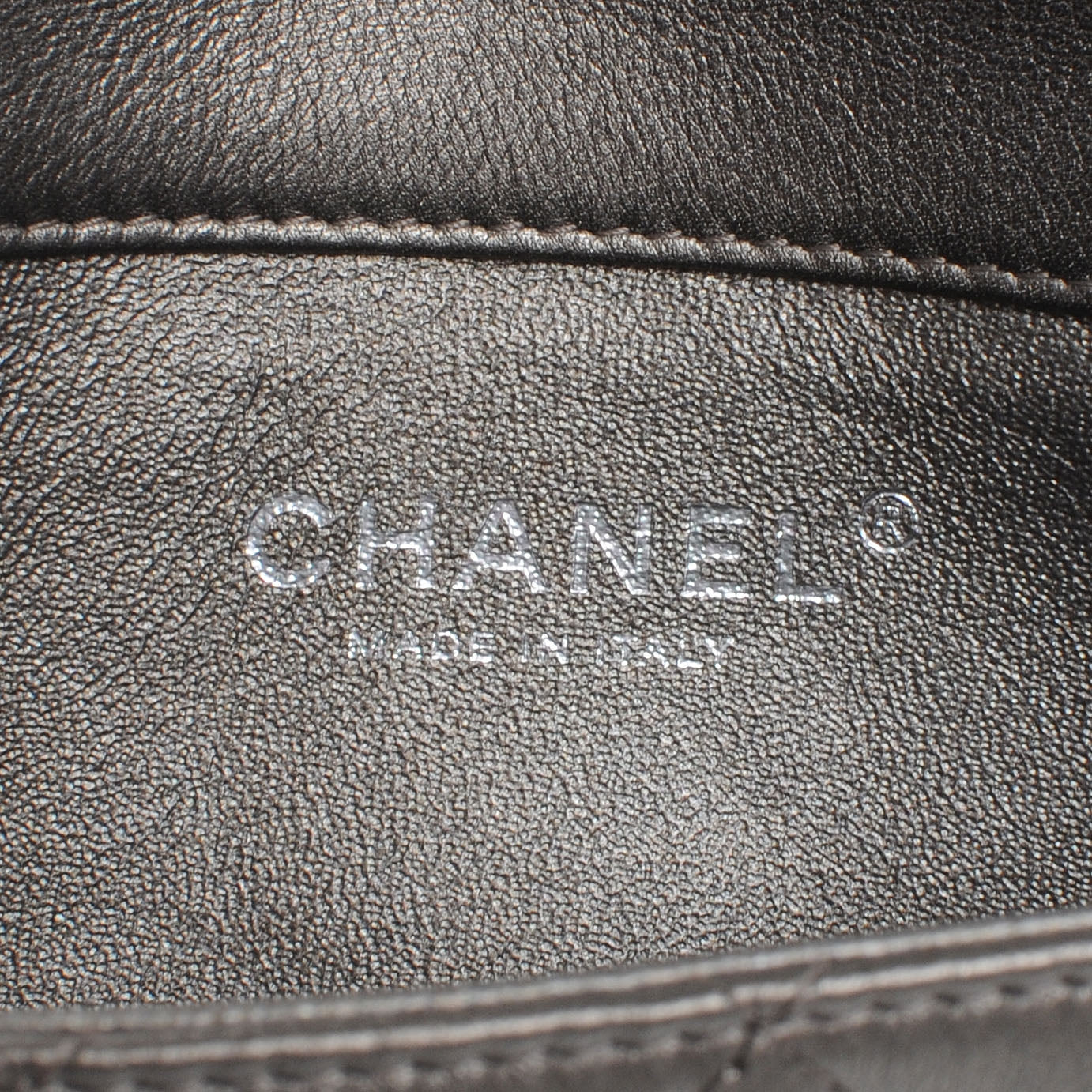 Chanel Lambskin Quilted Extra Mini Flap Dark Silver 7 of 8