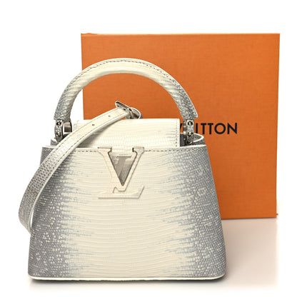 Louis Vuitton Lizard Capucines Mini White 11 of 11