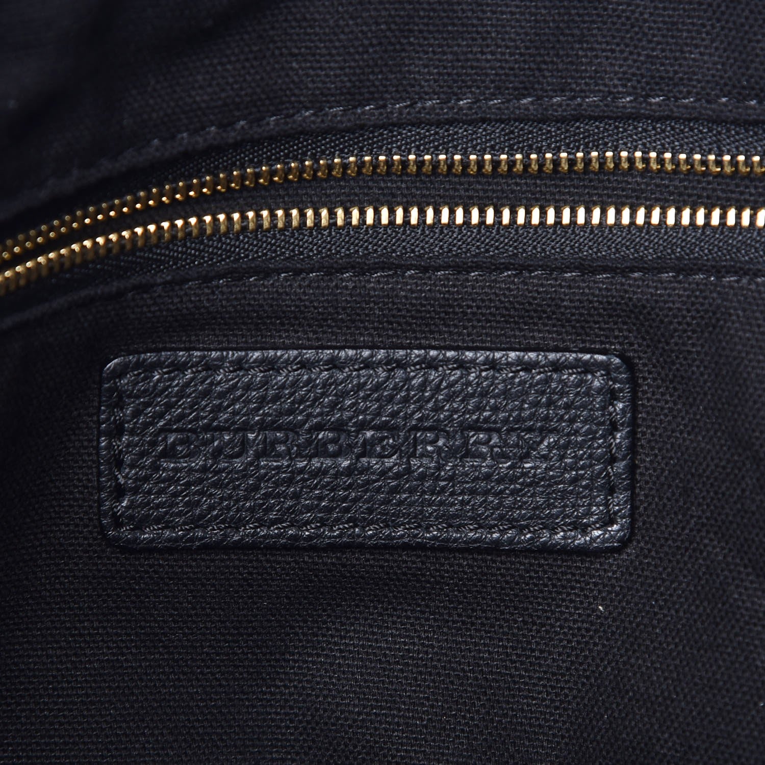 Burberry Grainy Calfskin House Check Small Canterbury Black 6 of 10