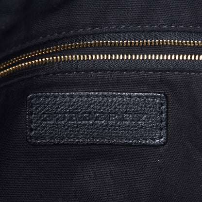 Burberry Grainy Calfskin House Check Small Canterbury Black 6 of 10