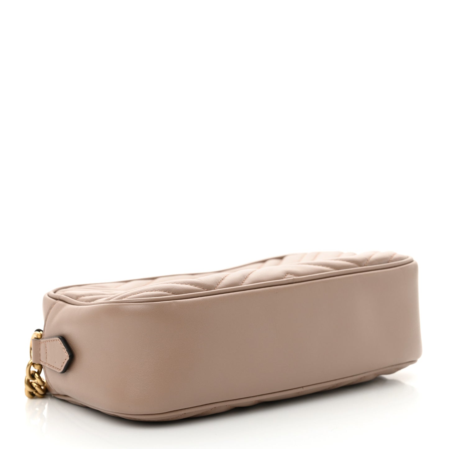Calfskin Matelasse Small GG Marmont Chain Shoulder Bag Porcelain Rose