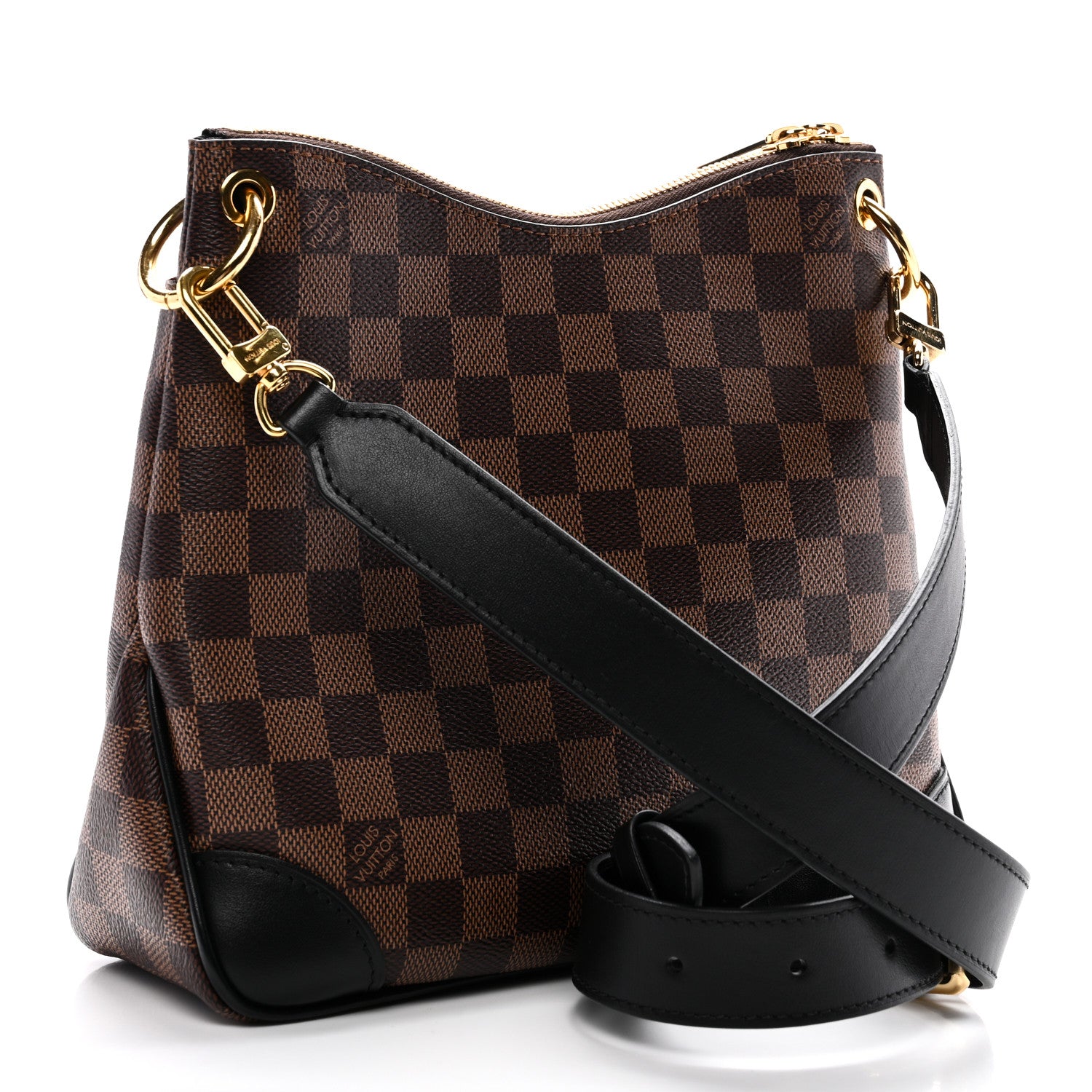 Louis Vuitton Damier Ebene Odeon PM Black 3 of 9