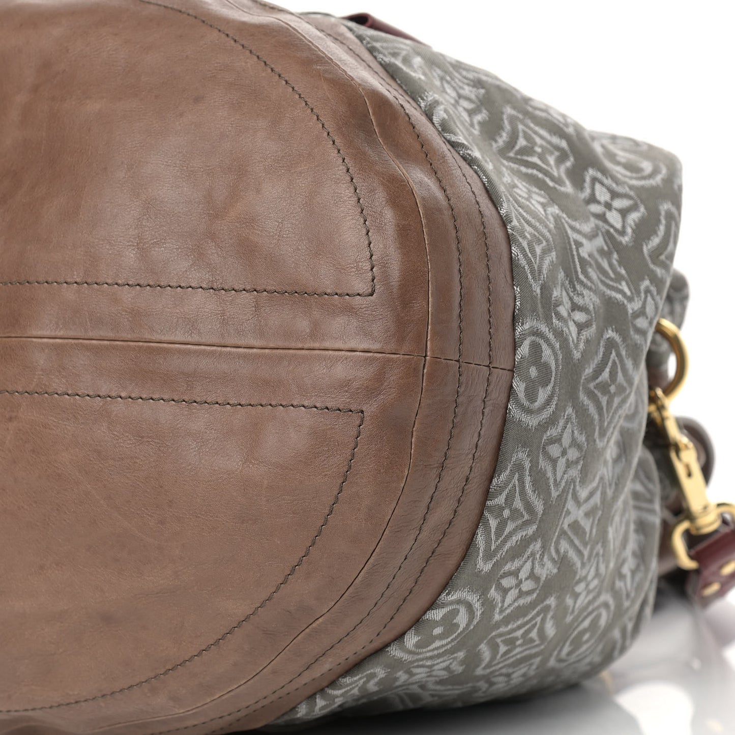 Jacquard Monogram Fabric Aviator Kaki