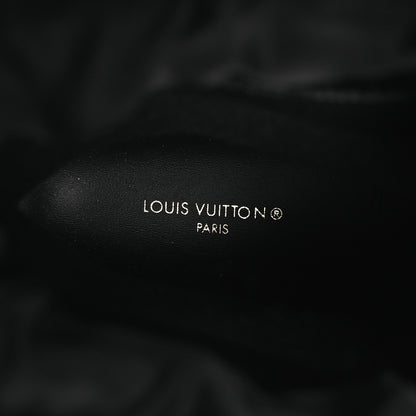 Louis Vuitton Suede Shearling Polar Flat Half Boots 40 Black 9 of 10