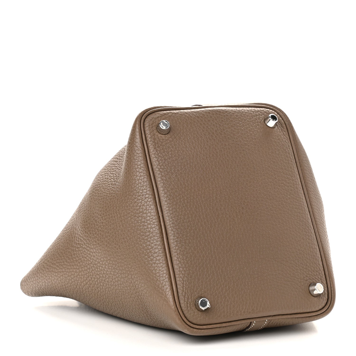 Hermes Taurillon Clemence Picotin Lock 18 PM Etoupe 3 of 8