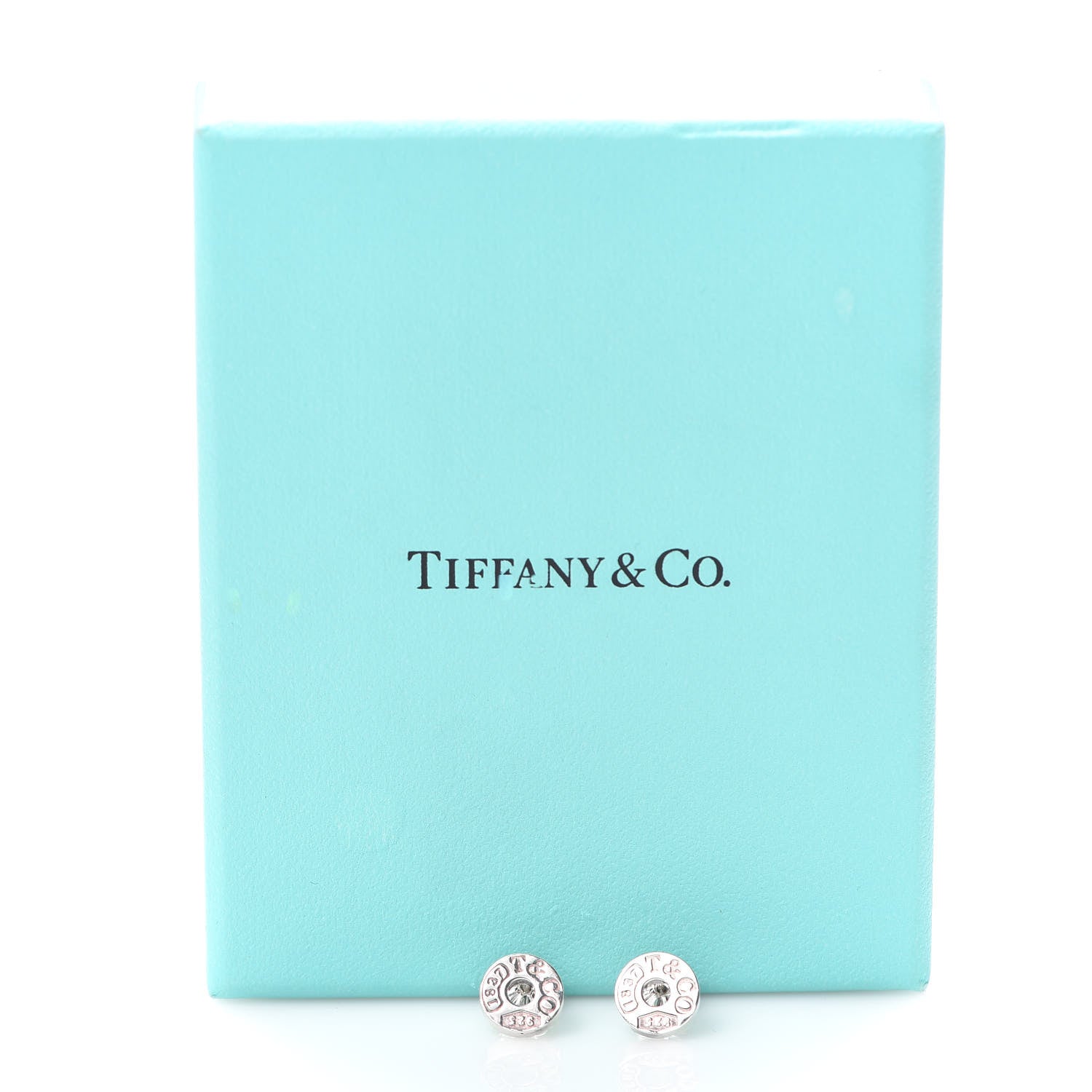 Tiffany Sterling Silver 1837 Circle Earrings 5 of 5