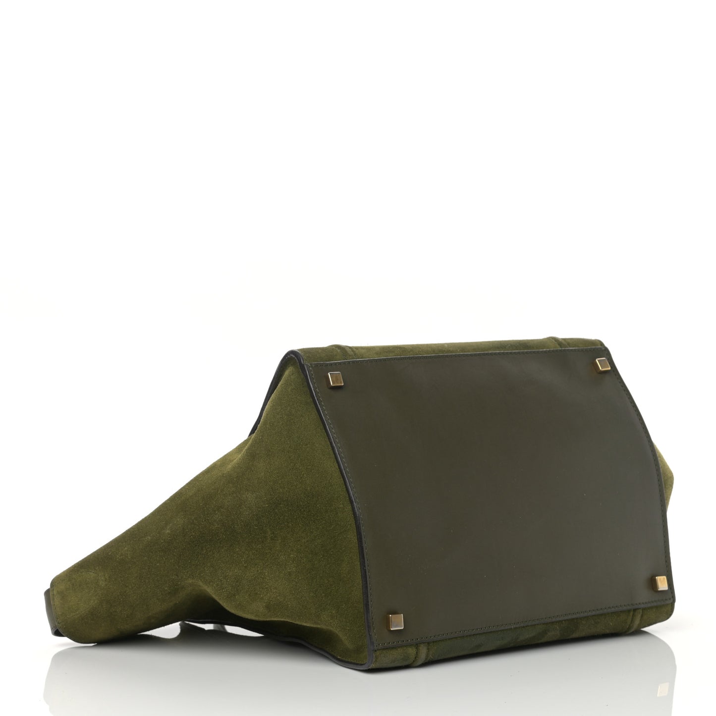 Suede Medium Phantom Luggage Olive