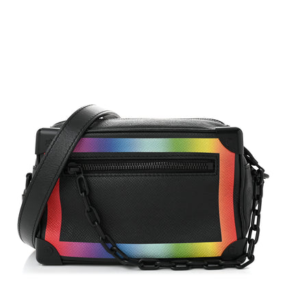 Louis Vuitton Taiga Rainbow Mini Soft Trunk Black 1 of 9