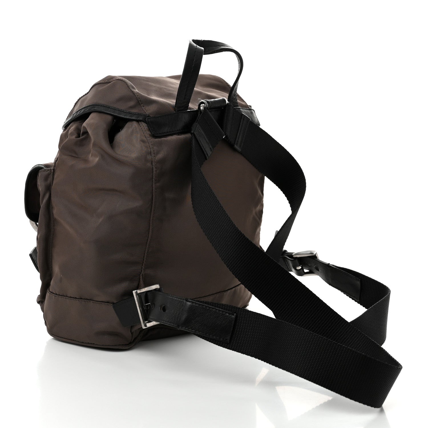 Prada Nylon Vela Small Backpack Fumo Black 3 of 11