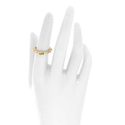Gucci 18K Yellow Gold Running GG Ring 53 6.5 2 of 5