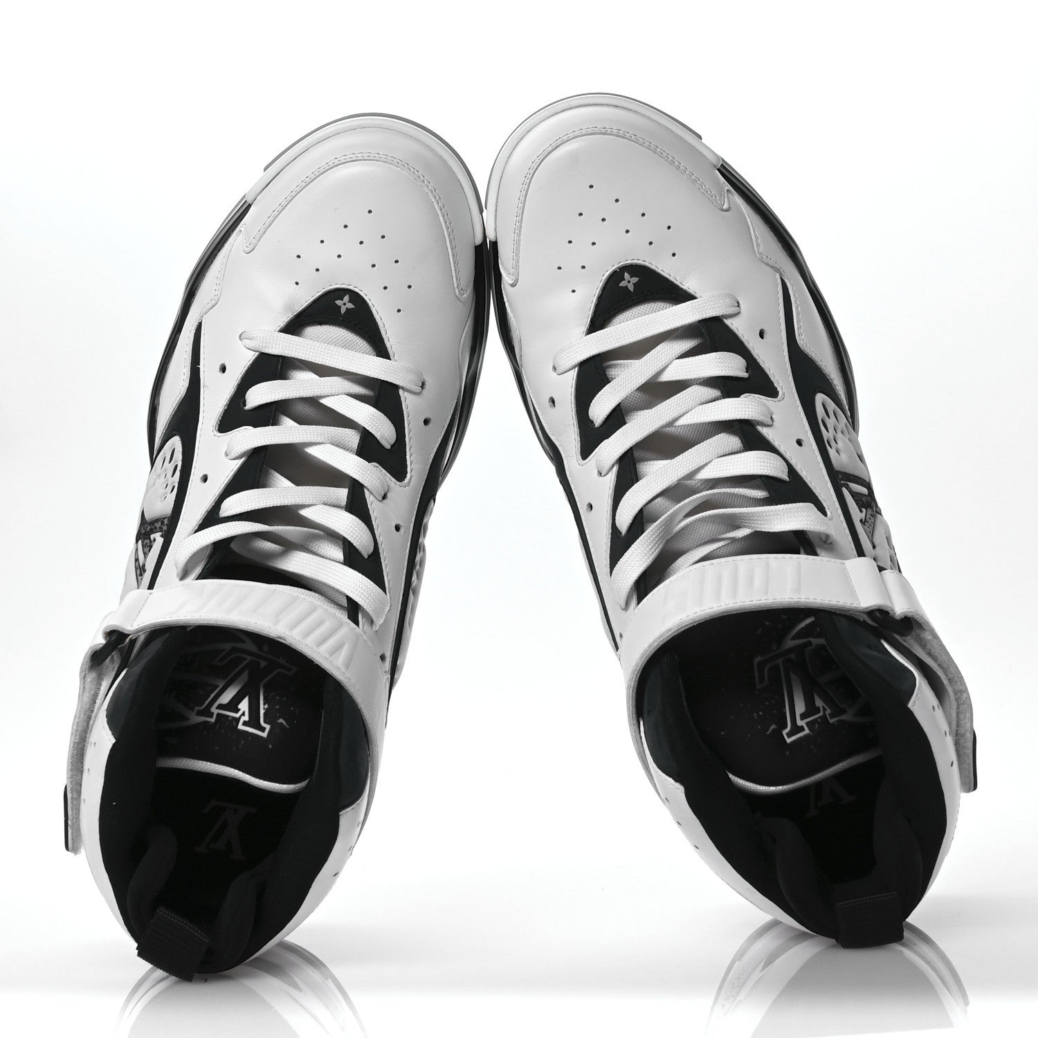 Louis Vuitton Calfskin Mens LV Trainer 2 Sneaker 10 White 2 of 10