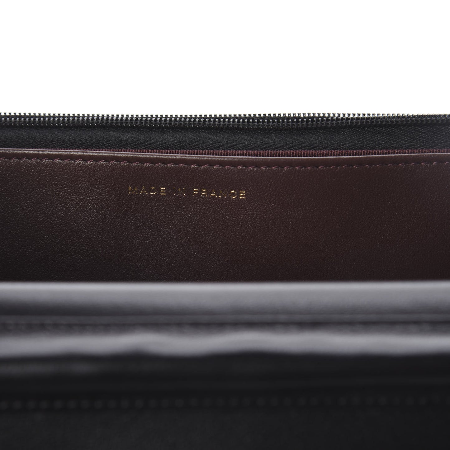 Lambskin Quilted Wallet On Chain WOC Black