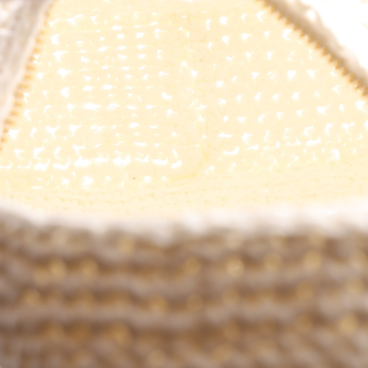Fabric Crochet Wander Hobo White