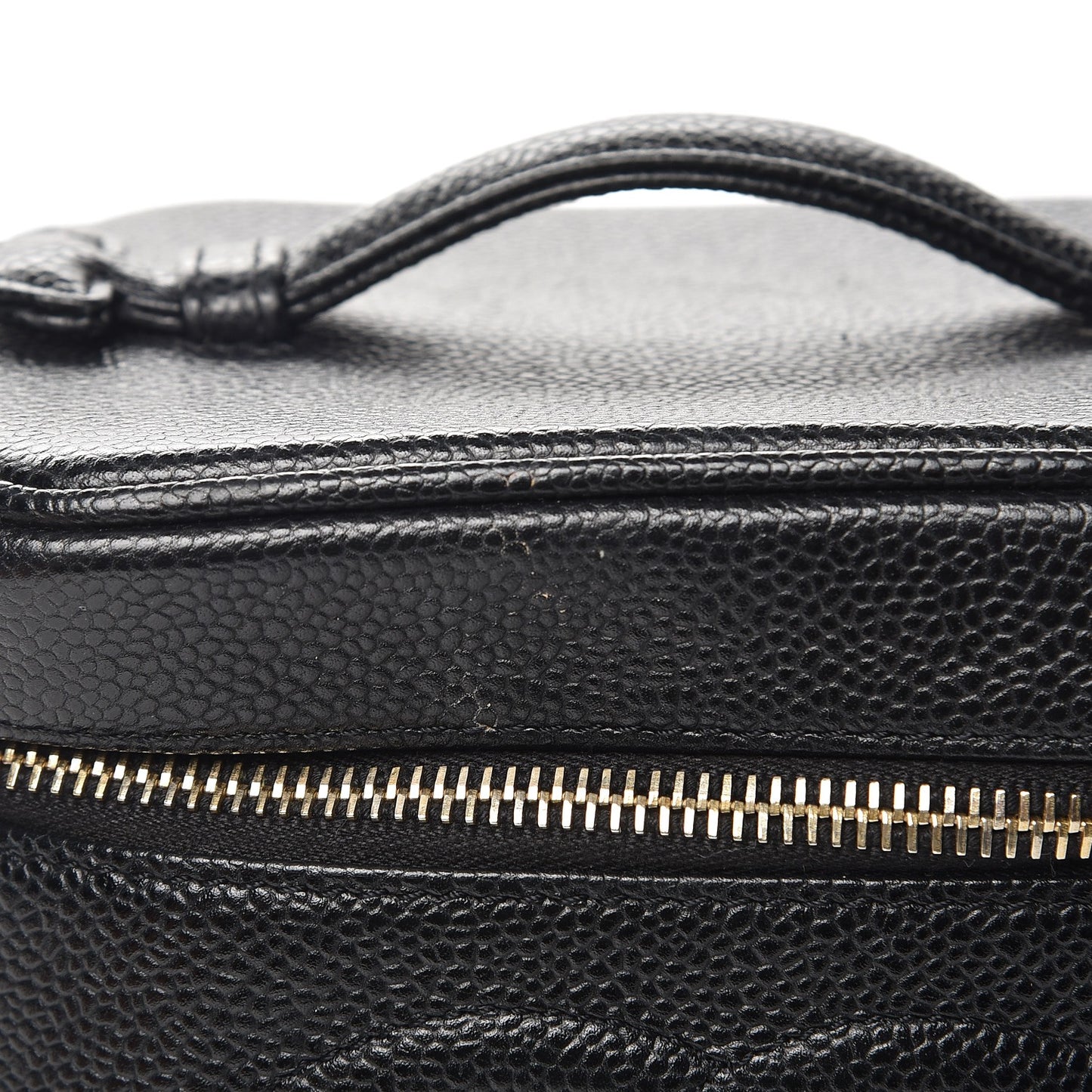 Caviar Cosmetic Vanity Bag Black