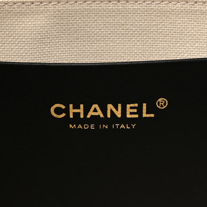 Chanel Suede Quilted Eyes On You Large Shopping Bag Beige 6 of 10