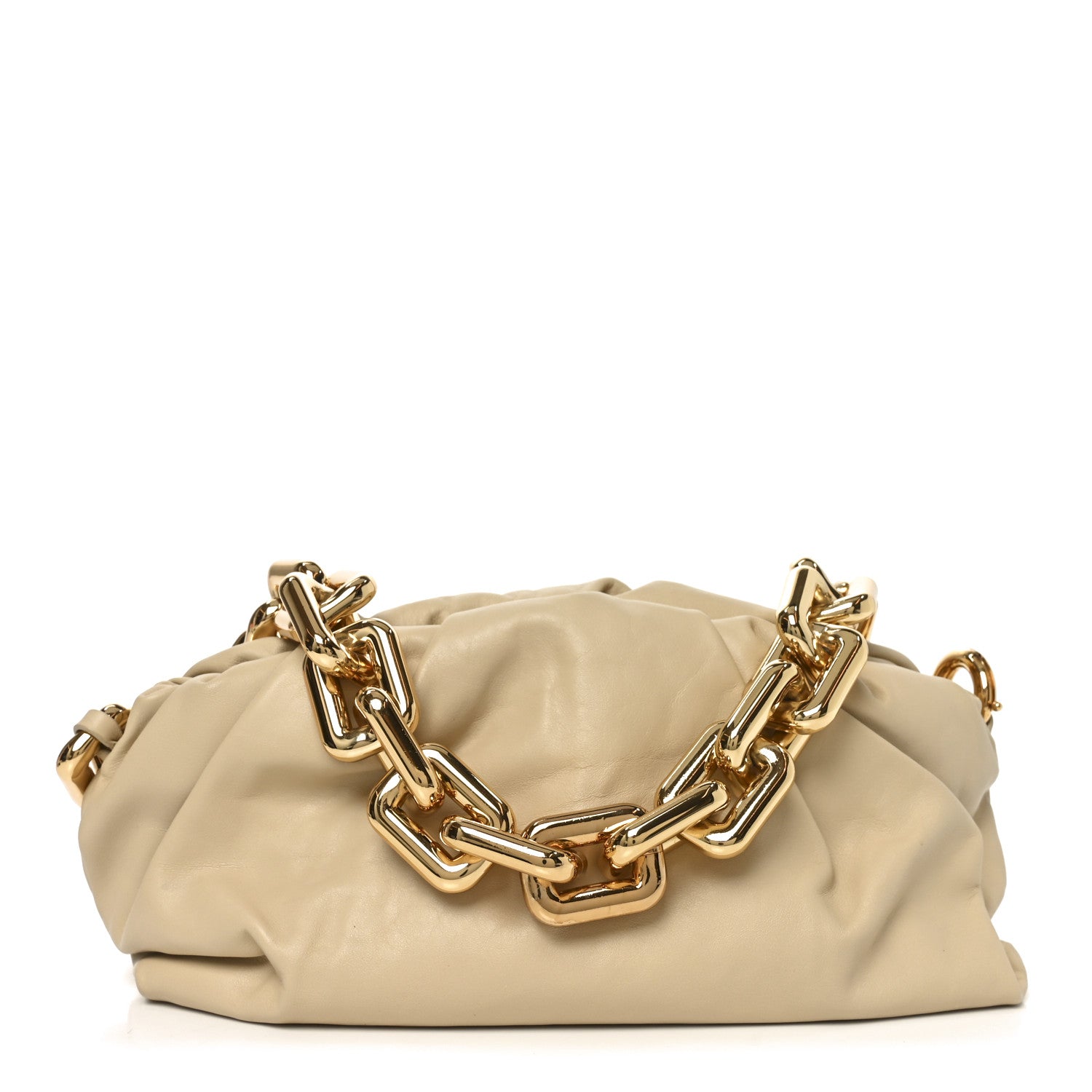Bottega Veneta Calfskin The Pouch Chain Porridge 1 of 11