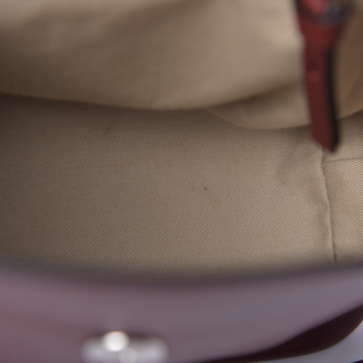 Suede Calfskin Medium Faye Backpack Sienna Red