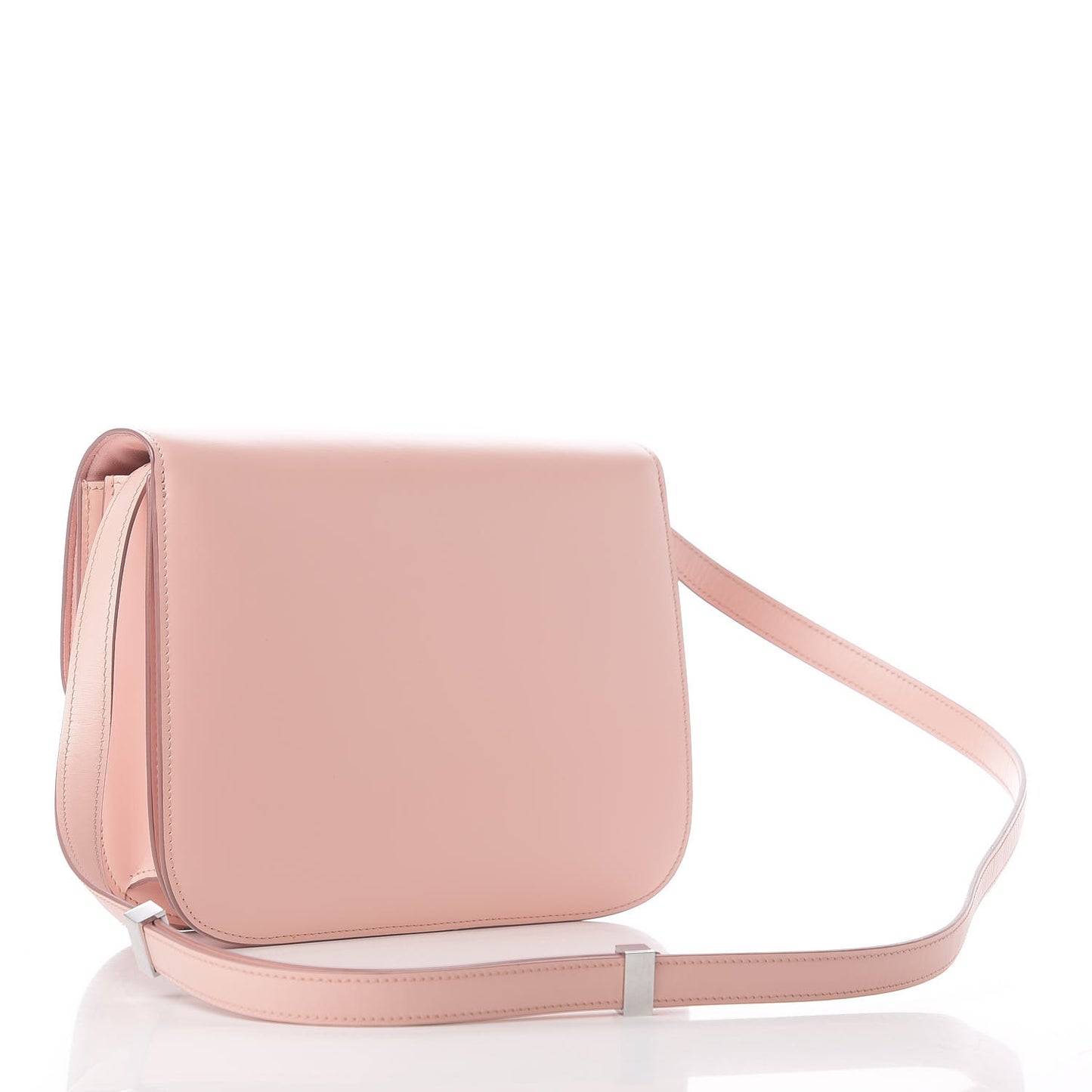 Box Calfskin Medium Classic Box Flap Bag Blush