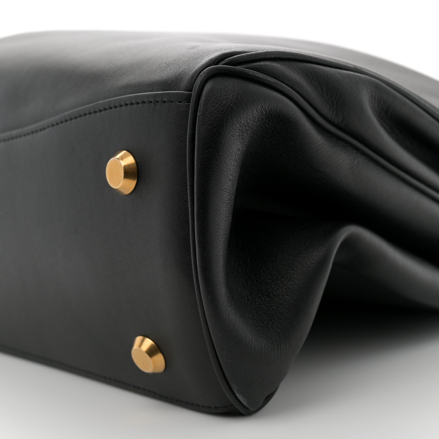 Balenciaga Smooth Calfskin Large Rodeo Top Handle Handbag Black 10 of 14