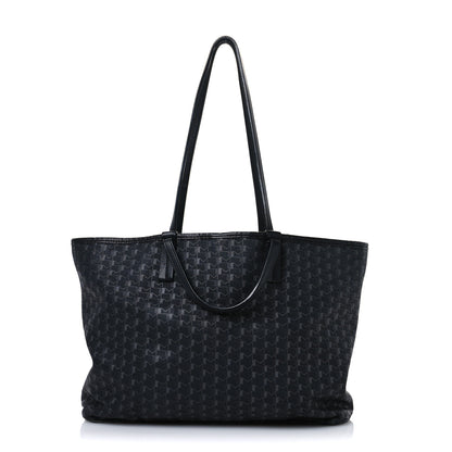 Moynat Calfskin Canvas 1920 M Monogram MM Tote Black Multicolor 1 of 14