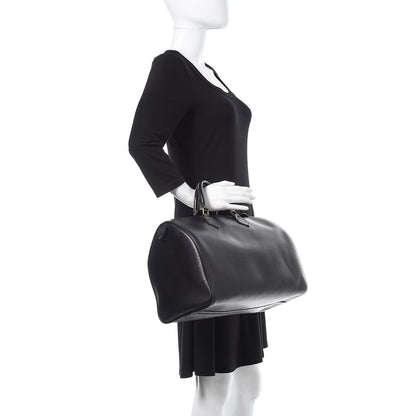 Louis Vuitton Epi Speedy 35 Black 2 of 15