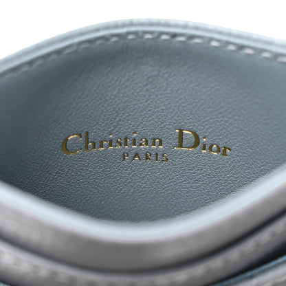 Christian Dior Supple Calfskin Cannage Caro Five-Slot Card Holder Cloud Blue 6 of 8