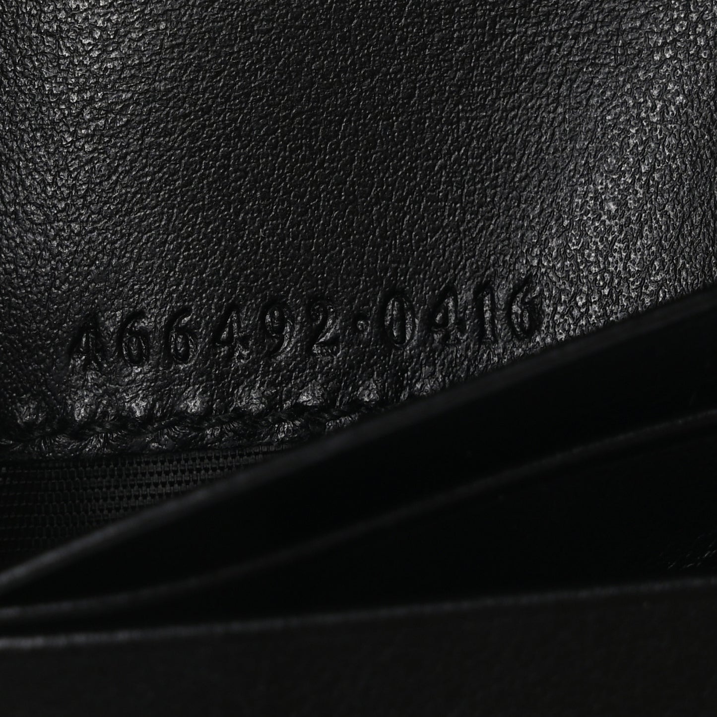 Calfskin Matelasse GG Marmont Card Case Wallet Black