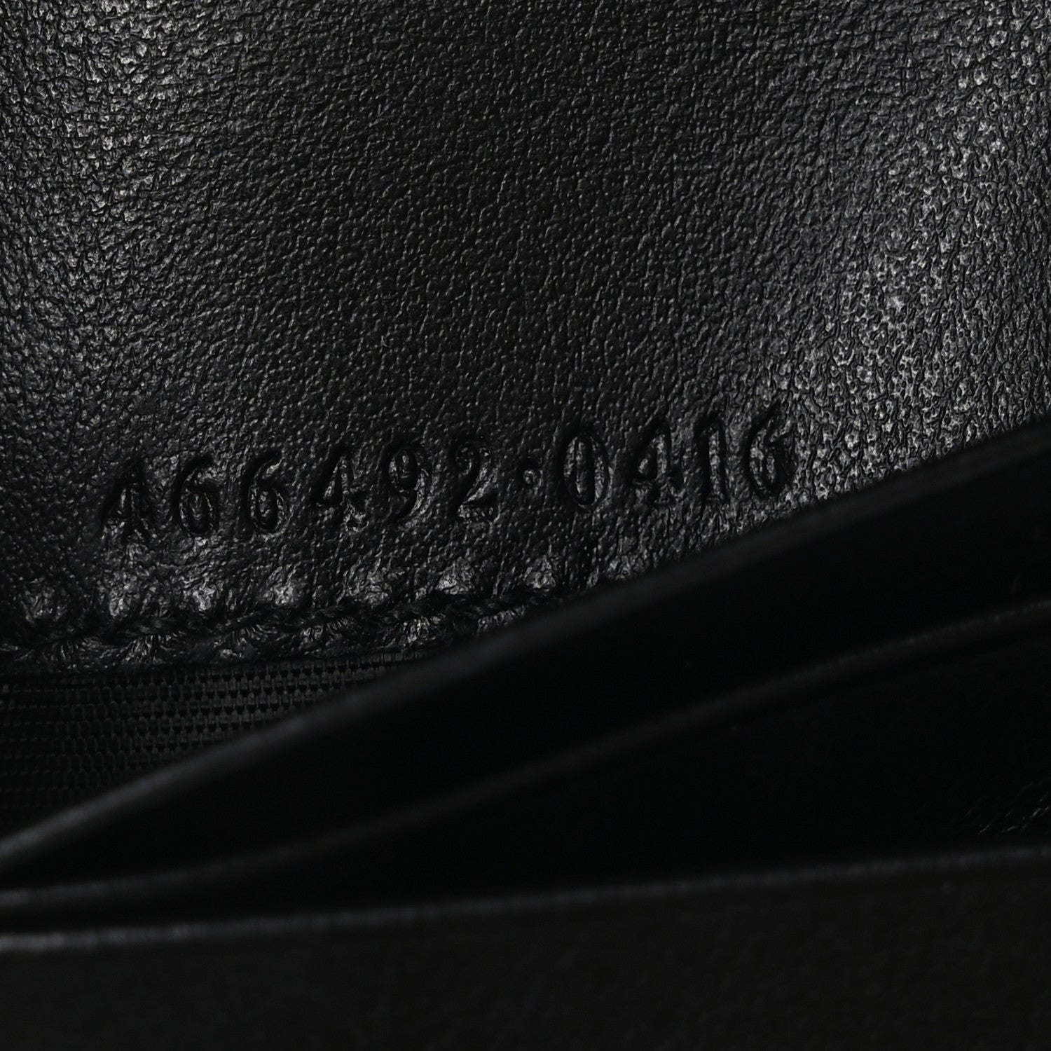 Gucci Calfskin Matelasse GG Marmont Card Case Wallet Black 9 of 10
