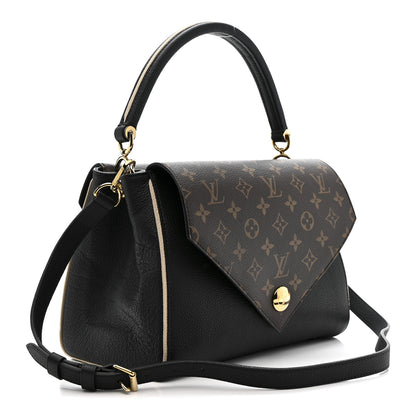 Louis Vuitton Grained Calfskin Monogram Double V Black 4 of 12