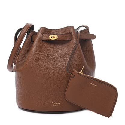 Mulberry Small Classic Grain Calfskin Small Abbey Bucket Bag Oak 1 of 7