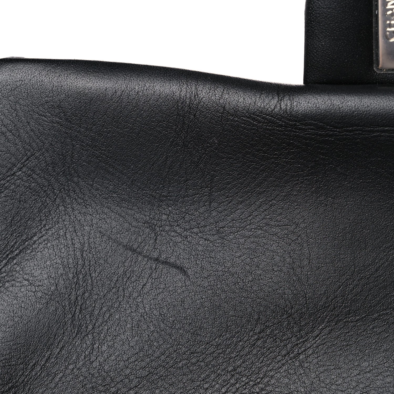 Chanel Aged Calfskin Quilted Express Zip Around Flap Black 12 of 12